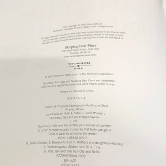 Jam And Jelly By Holly And Nellie Vintage Hardcover Book - Picture 7 of 11